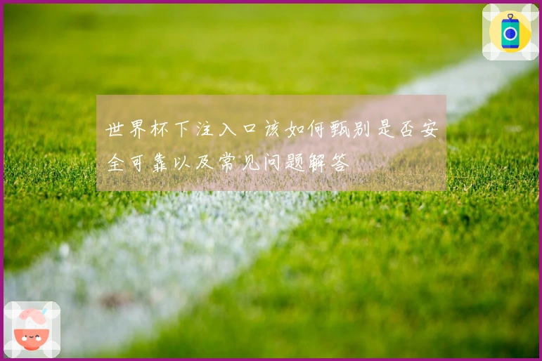 世界杯下注入口该如何甄别是否安全可靠以及常见问题解答